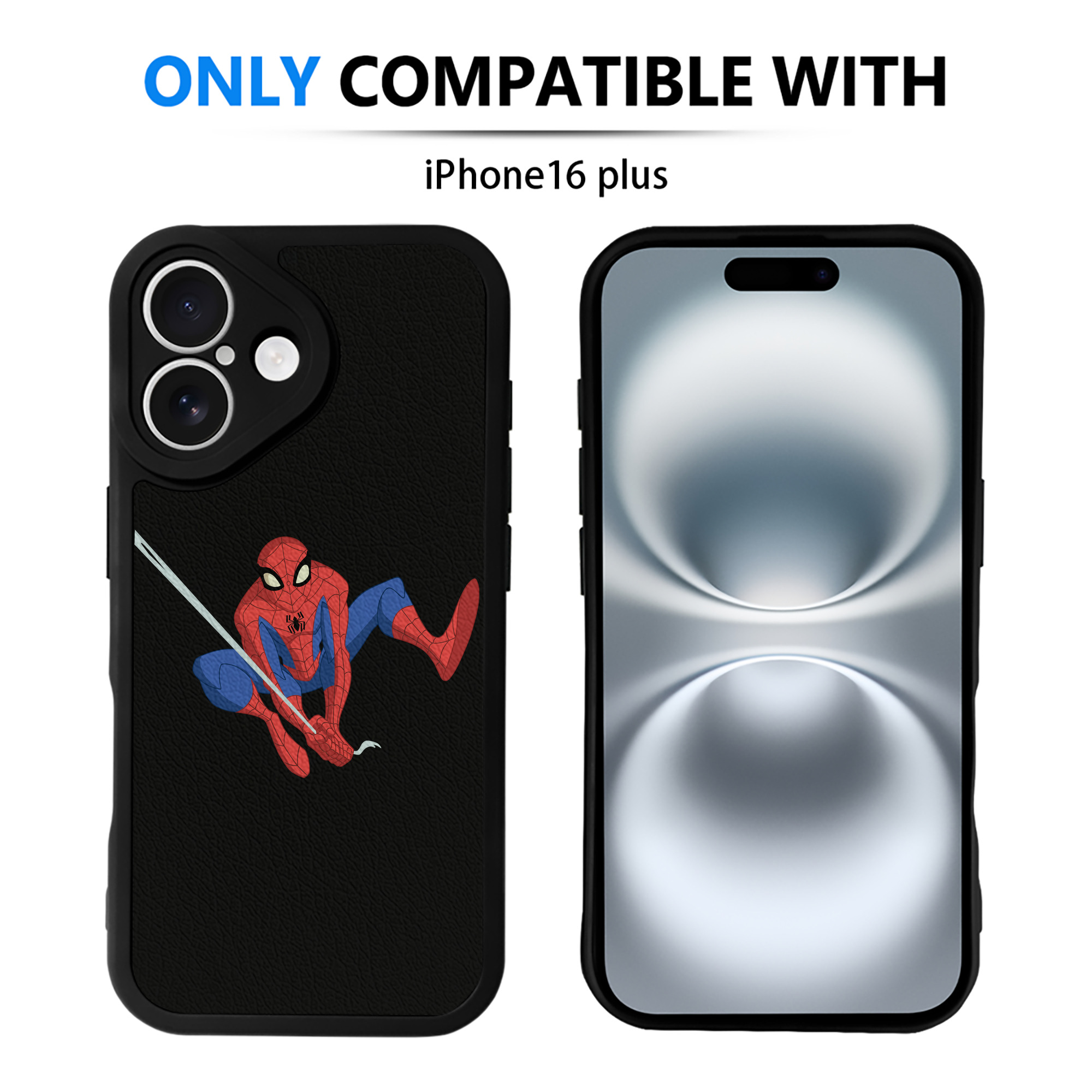 （画像用） アベンジャーズ The Avengers 【iPhone 16シリーズ対応】シリコンスマホケース（レザー調） 材質：シリコン